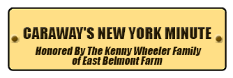CARAWAY'S NEW YORK MINUTE