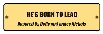 He's Born To Lead