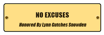 No Excuses