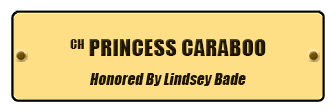CH PRINCESS CARABOO